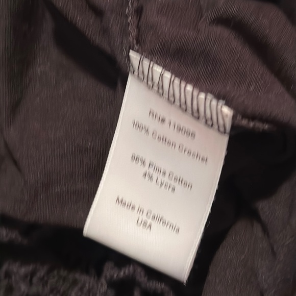 NIGHTCAP Free People *Carmen* black crochet boho off shoulder crop top 1 XS S - Picture 6 of 6